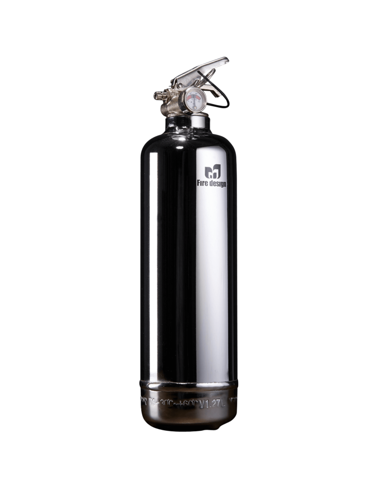 Extincteur chrome uni Fire design Extincteur chrome uni Fire design