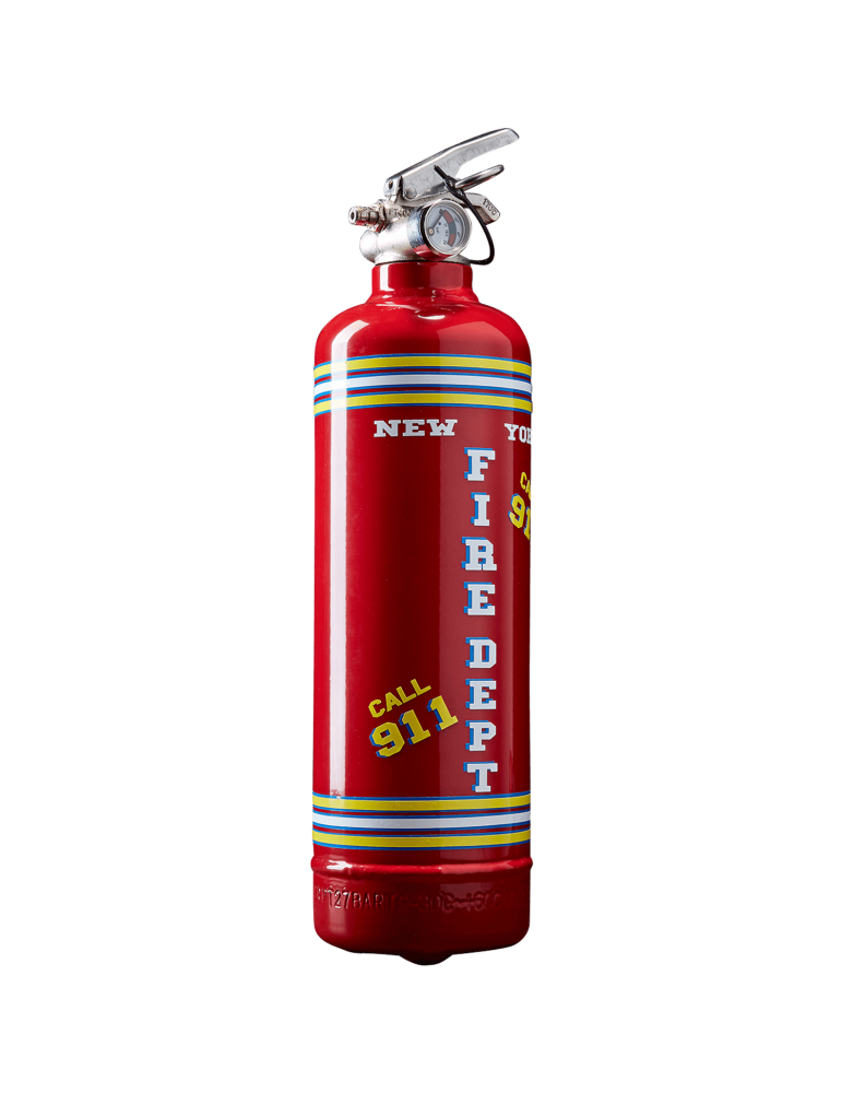Extincteur design Fire Sept rouge Extincteur design Fire Sept rouge