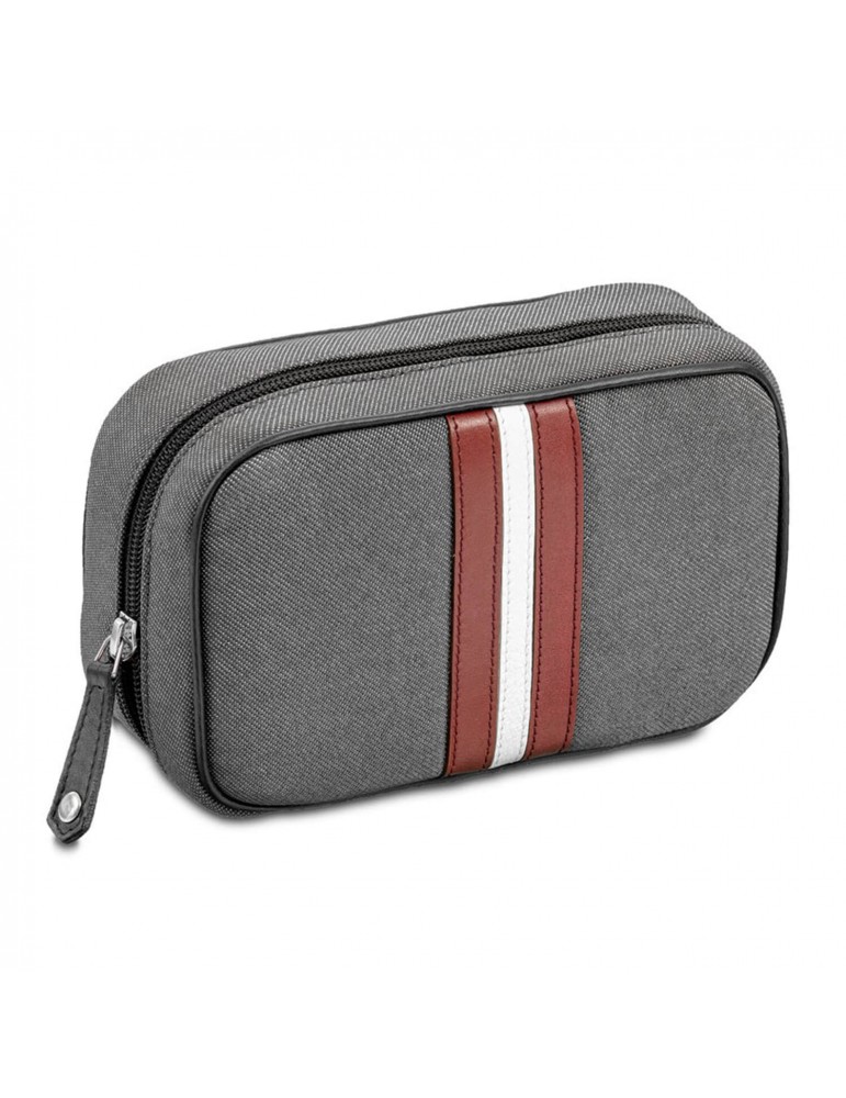 Trousse de toilette voyage homme toile grise Billy CBC Trousse de toilette voyage homme toile grise Billy CBC