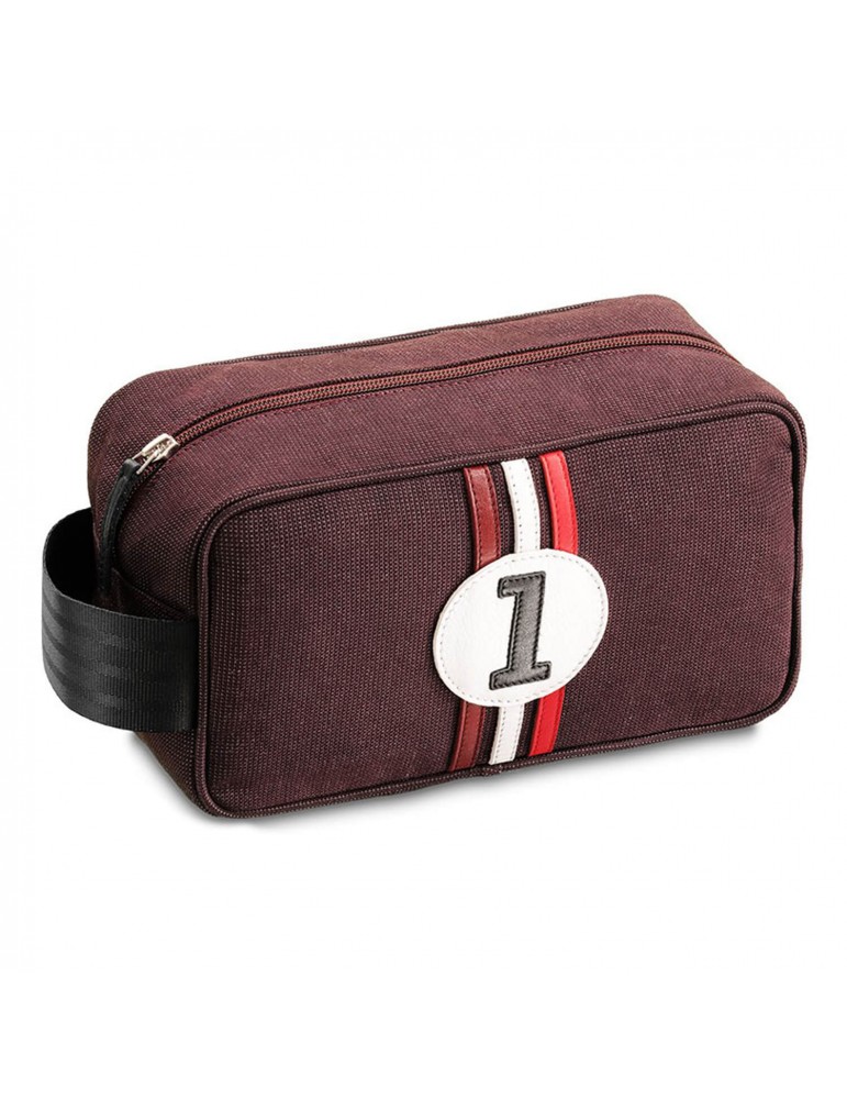 Trousse de toilette voyage mixte toile bordeaux Bobby CBR1 Trousse de toilette voyage mixte toile bordeaux Bobby CBR1