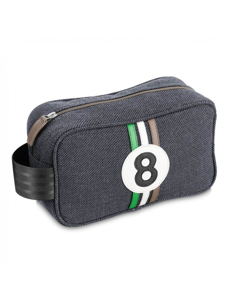 Trousse de toilette voyage homme tissu cuir Bobby V8 Trousse de toilette voyage homme tissu cuir Bobby V8