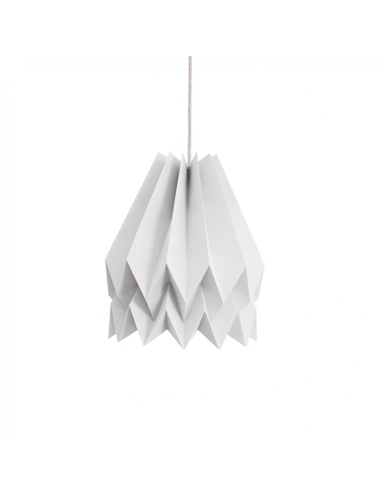 Abat jour déco blanc en papier ORIKOMI Abat jour déco blanc en papier ORIKOMI
