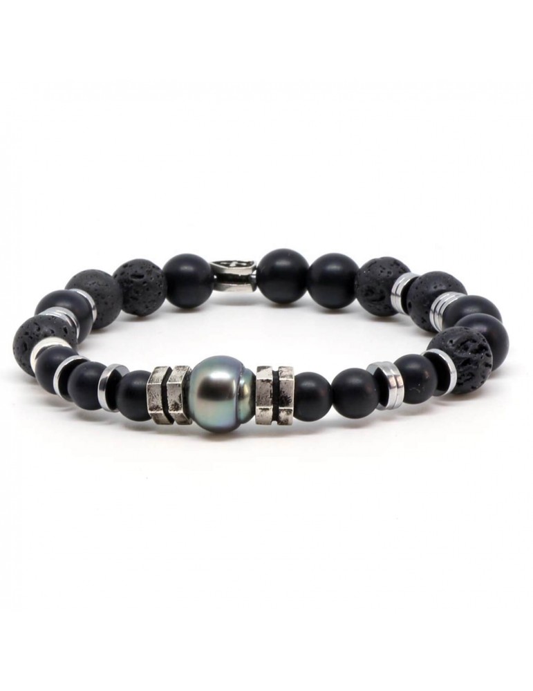Bracelet mixte mélange perles et pierres Drysdale Bracelet mixte mélange perles et pierres Drysdale